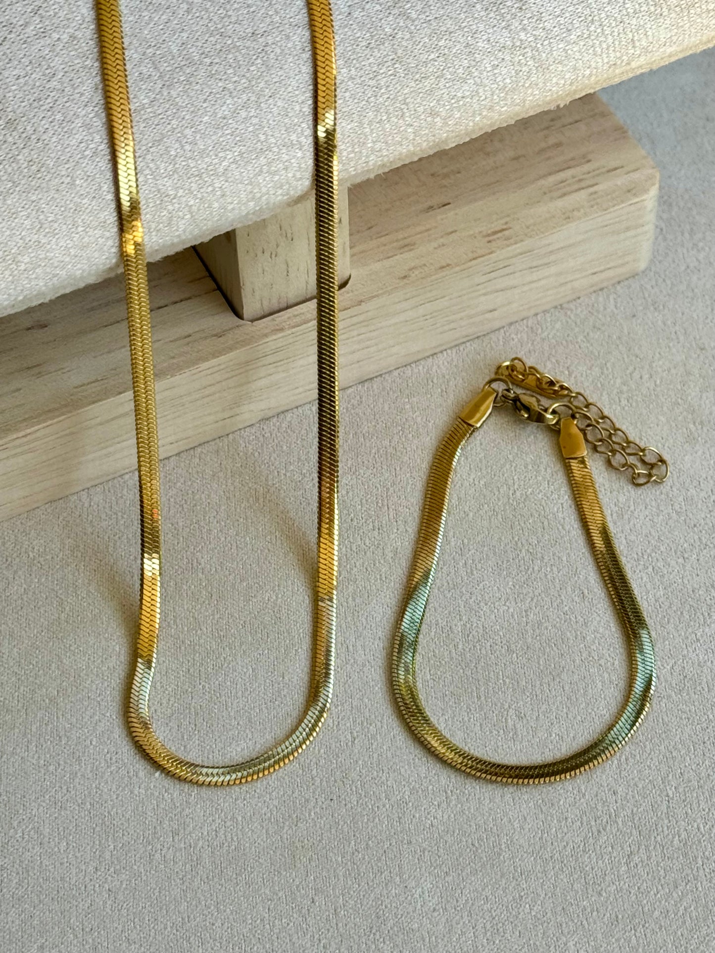 "Wattle" Herringbone Necklace