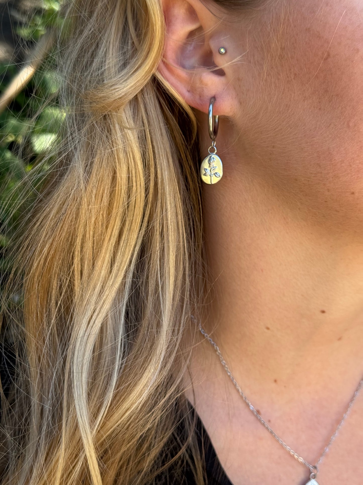 "Wyldflower" Pendant Earrings