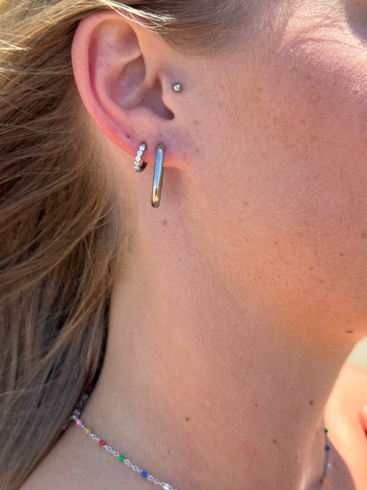 "Dahlia" Hoop Earrings