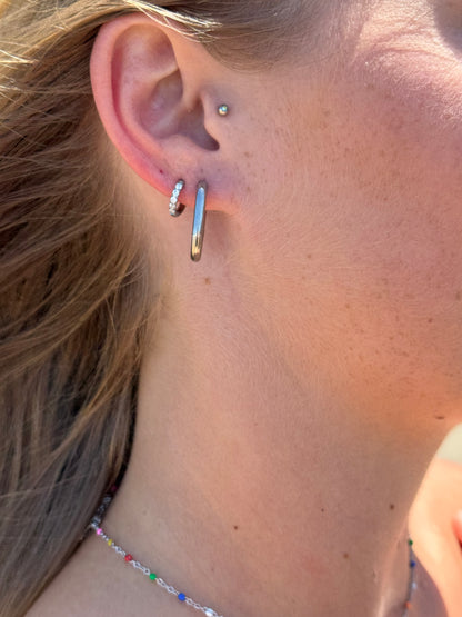 "Dahlia" Hoop Earrings