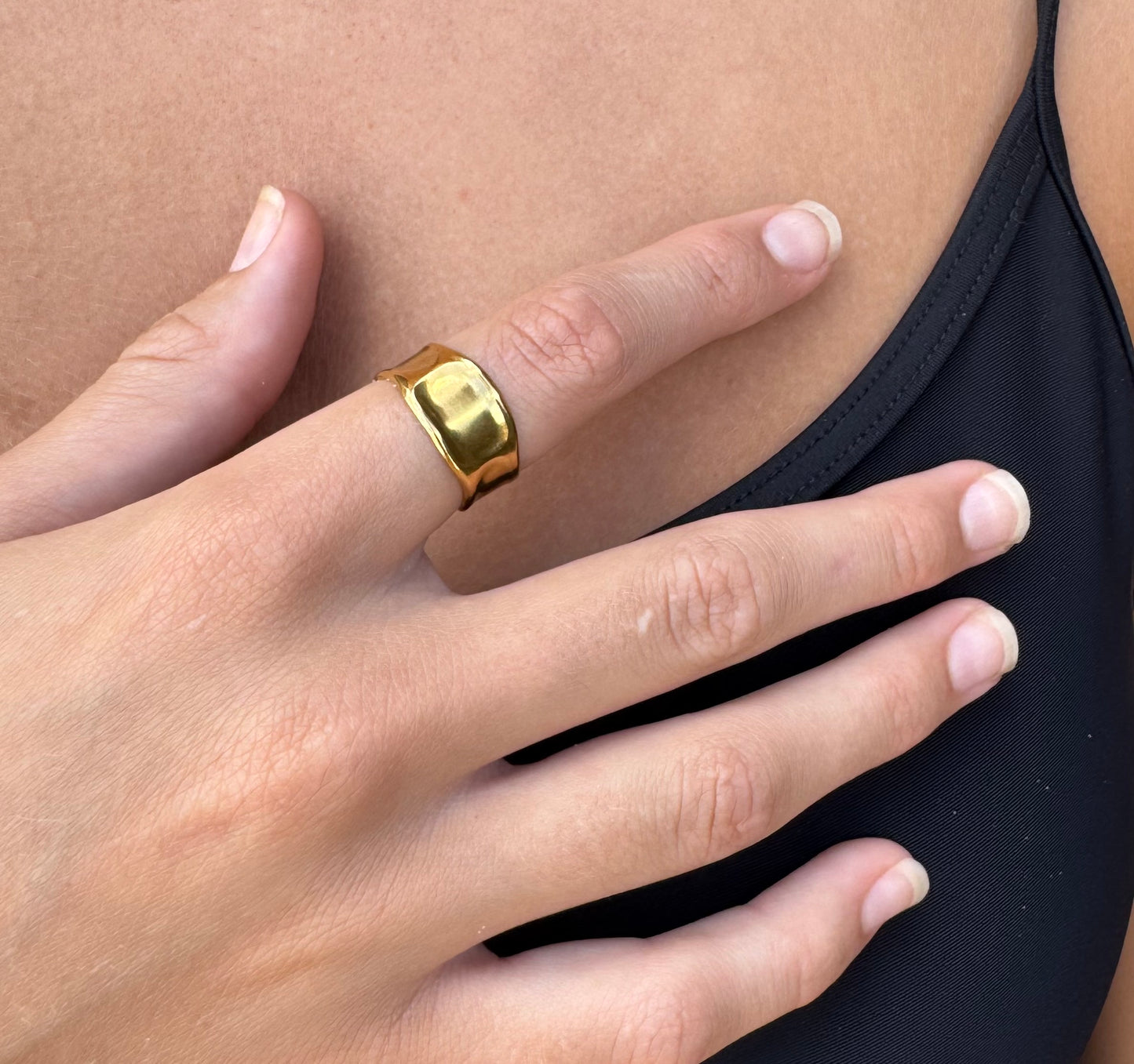 "Daffodil" Adjustable Ring