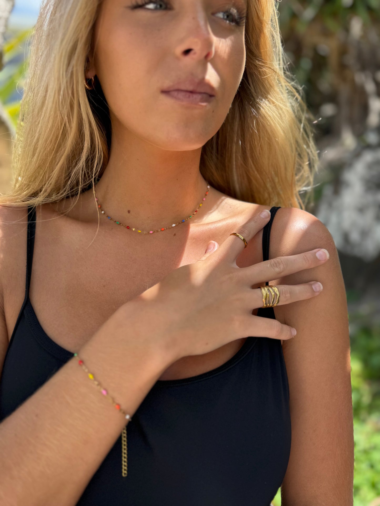 "Arizonia Poppy" Bohemian  Necklace