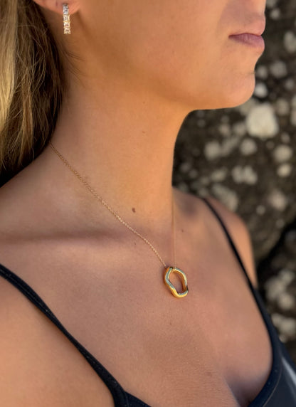 "Waratah" Hallow Necklace