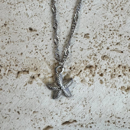 "Sea Holly" Starfish Necklace