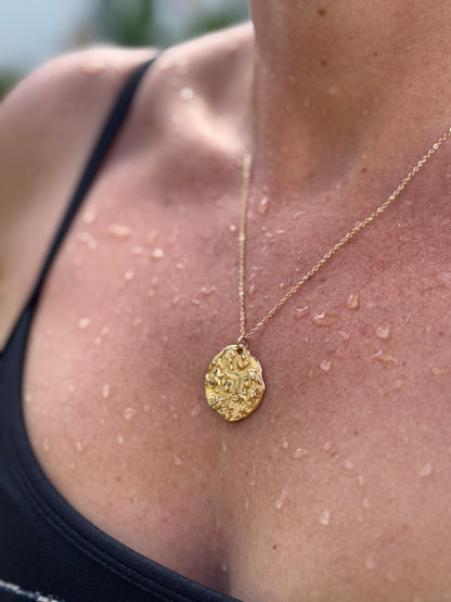 "Blue Lotus" Ocean Necklace