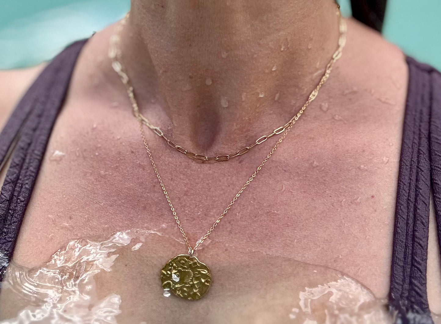 "Daisy" Paperclip Necklace