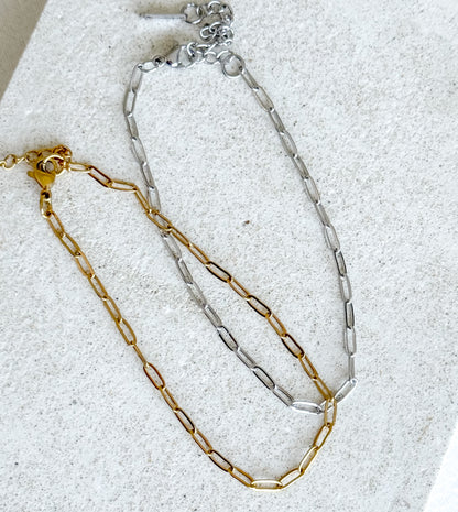 "Daisy" Paperclip Bracelet