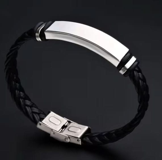 "Calix" Braided Leather Bracelet
