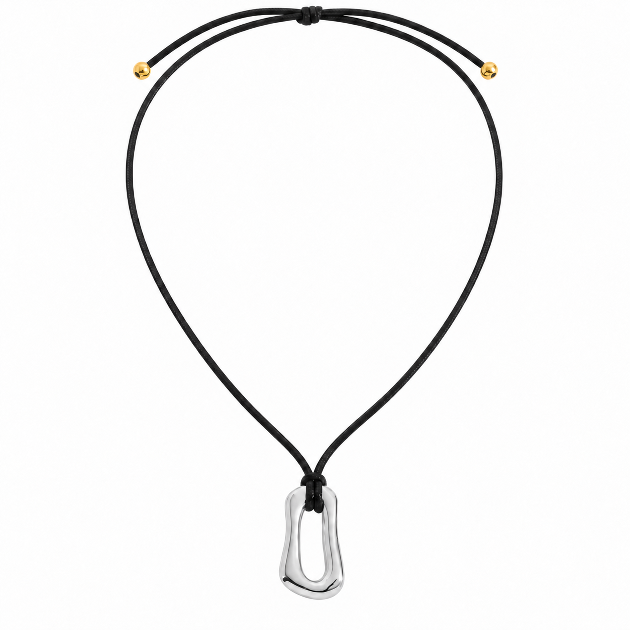 Gladiolus Leather Necklace