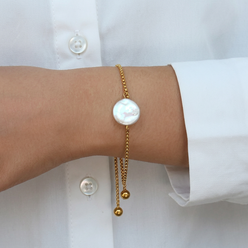 Gardenia Pearl Bracelet