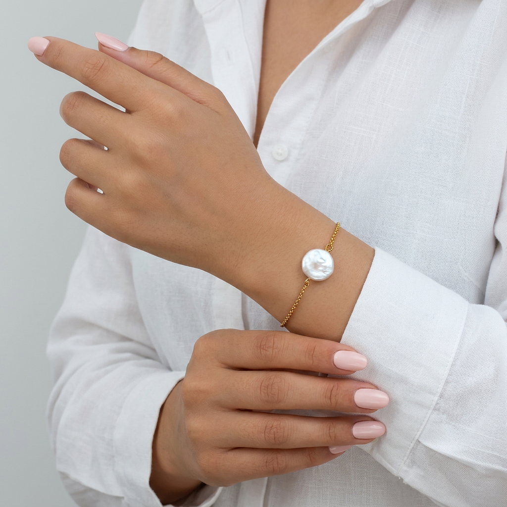 Gardenia Pearl Bracelet