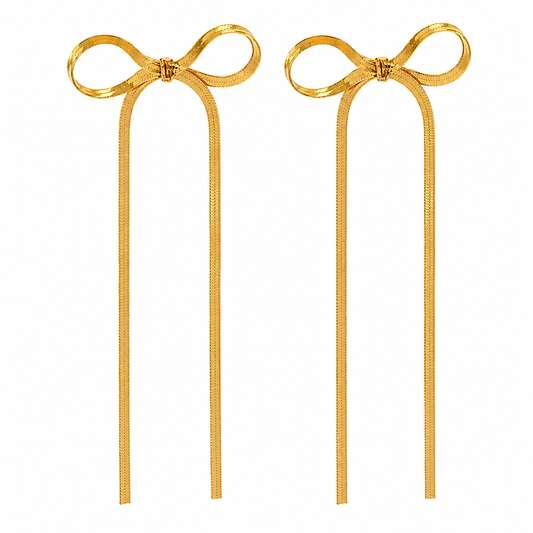 "Orchid" Bow Earrings