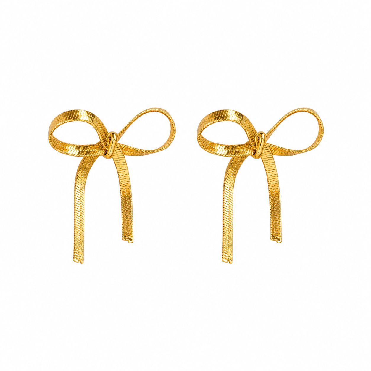 "Orchid" Bow Earrings