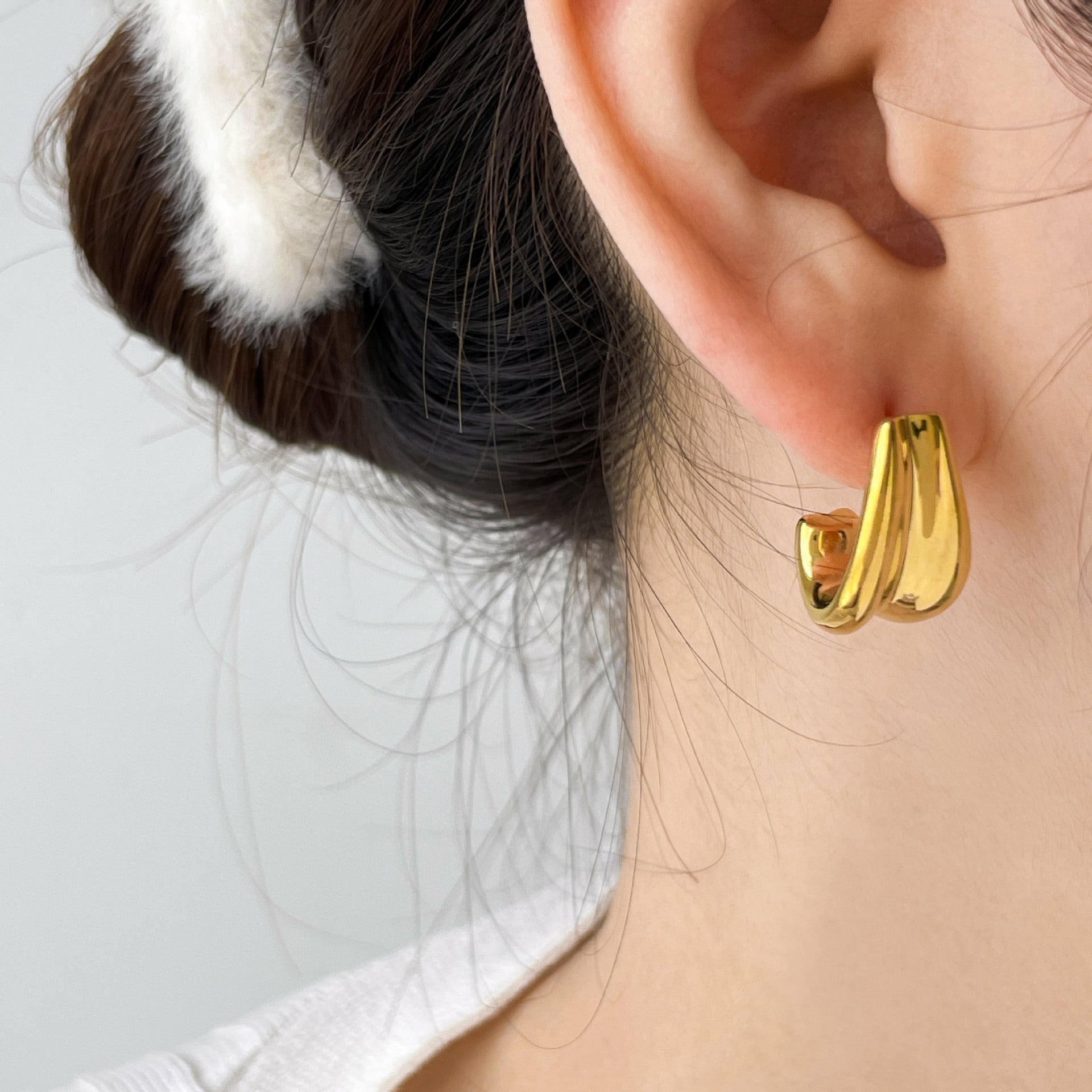 waterproof hypoallergenic stainless steel earrings