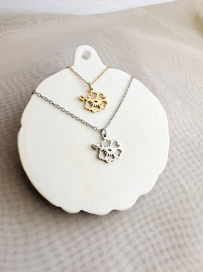 "Hibiscus" Necklace