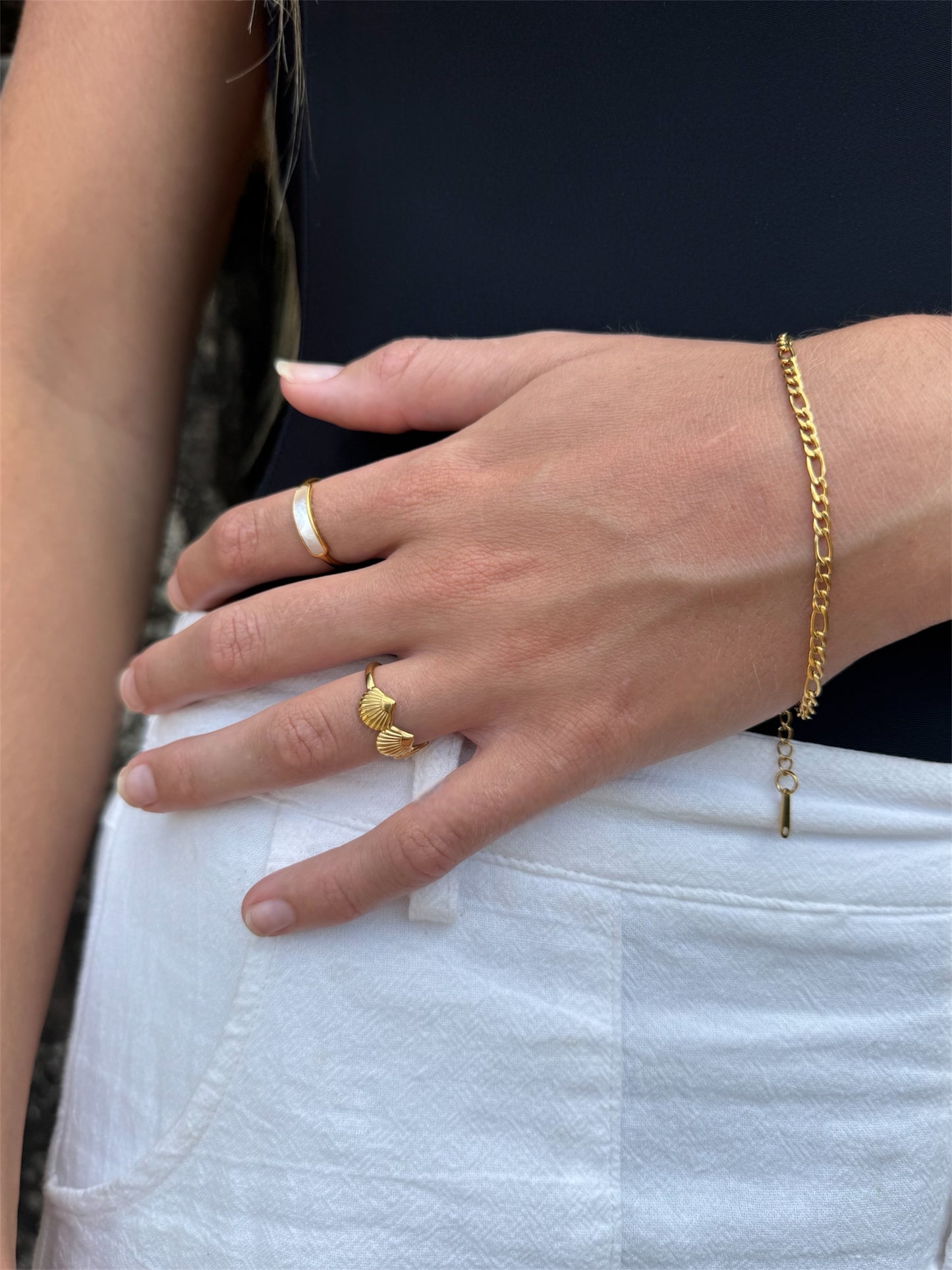 "Lily" Cuban Bracelet