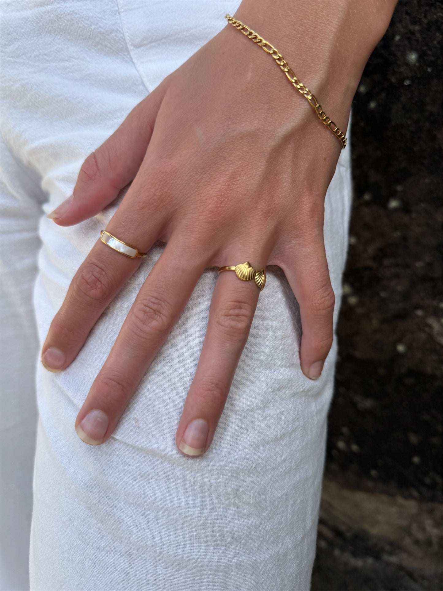 "Aspen Daisy" Pearl Ring
