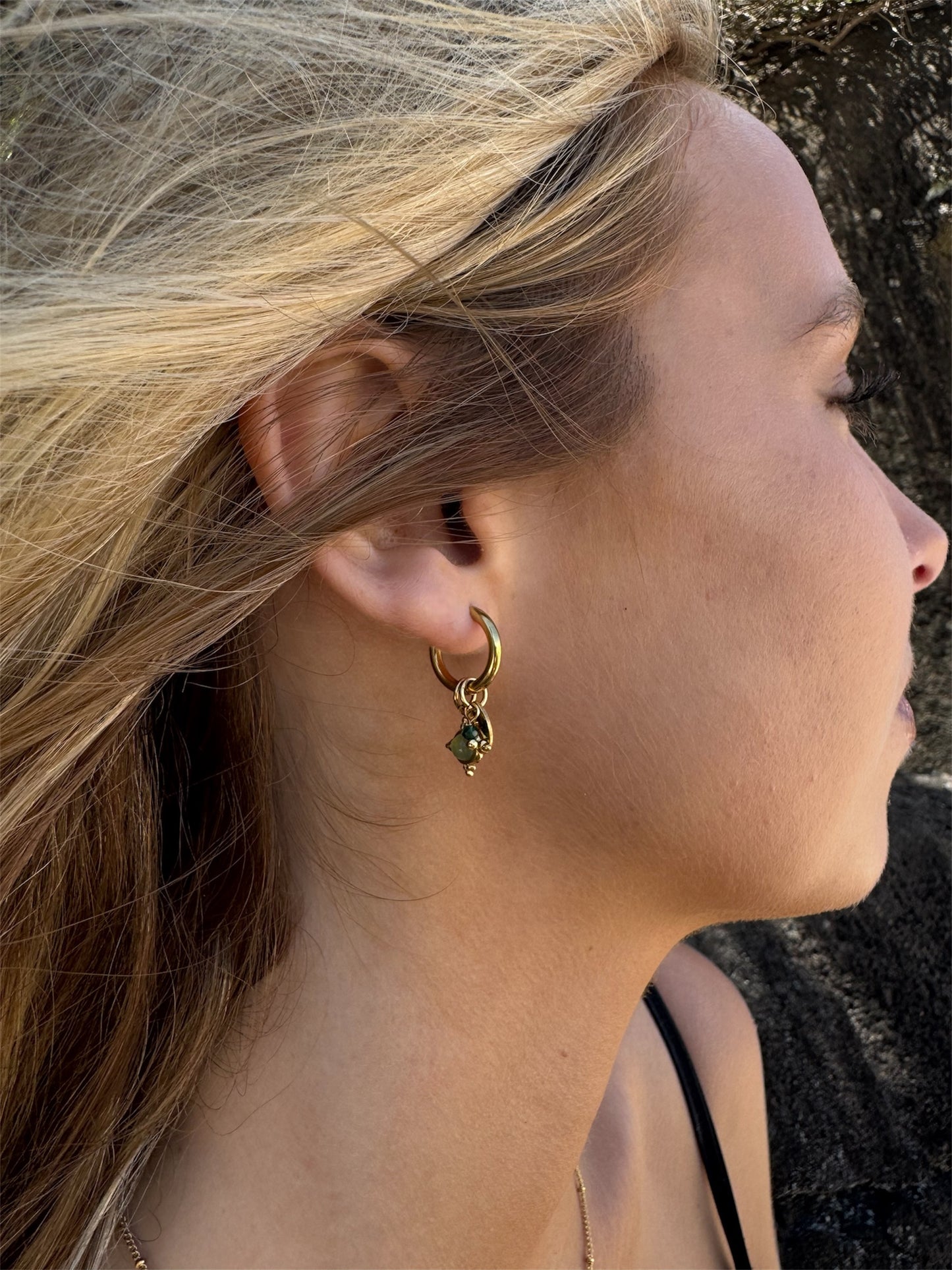 "Carnation" Pendant Earrings