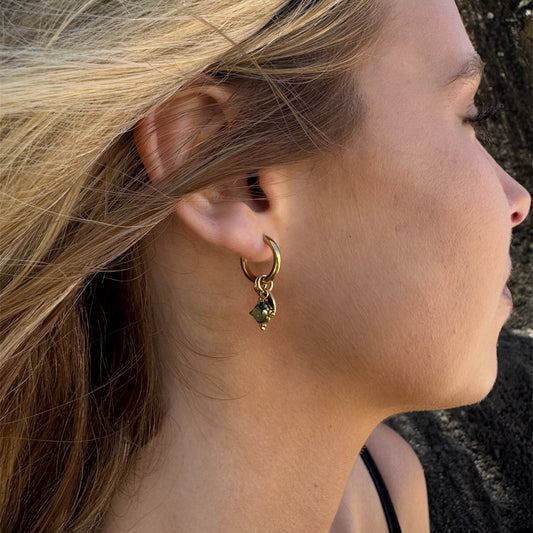 "Carnation" Pendant Earrings