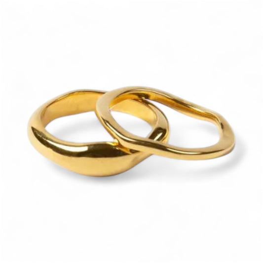 "Sunflower" Stackable Rings
