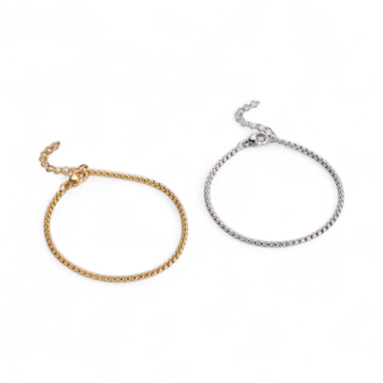 "Rose" Box Chain Bracelet