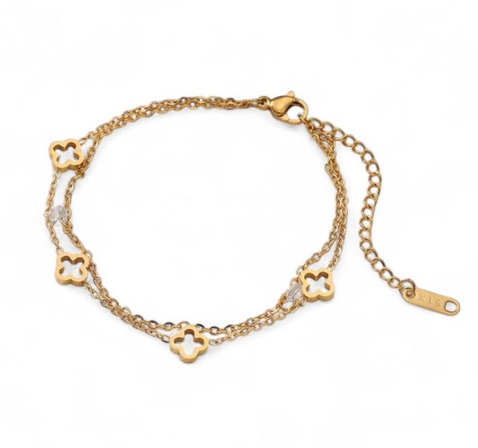 "Jasmine"  Glove Bracelet