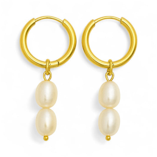 "Peony" Pearl Earrings