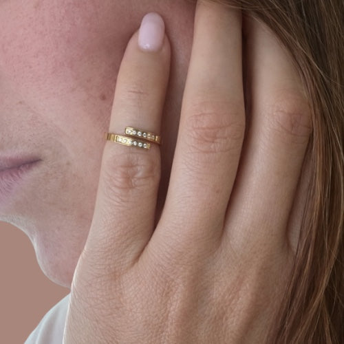 "Stardust" Knuckle Ring