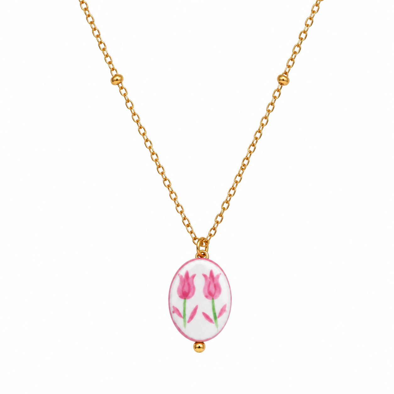 "Tulip" Pendant Necklace
