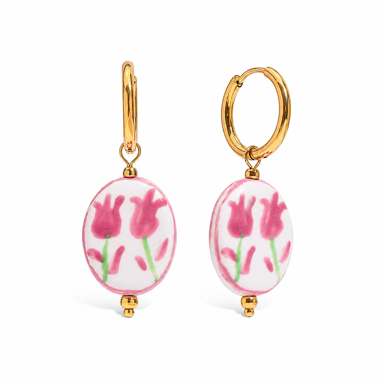 "Tulip" Pendant Earrings