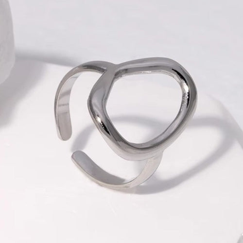 Waterproof hypoallergenic adjustable ring