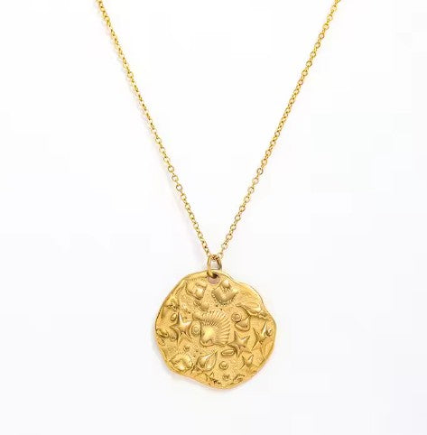 "Blue Lotus" Ocean Necklace