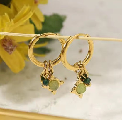 "Carnation" Pendant Earrings