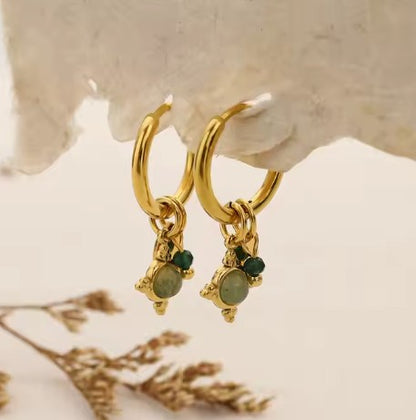 "Carnation" Pendant Earrings