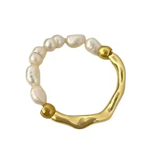 "Poppy Shirely" Pearl Ring