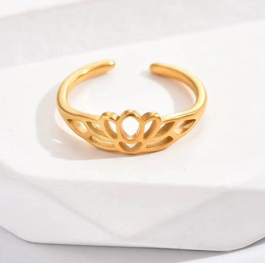 "Lotus" Toe Ring
