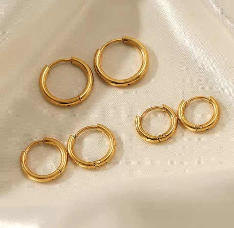 "Hydrangea" Classic Hoops