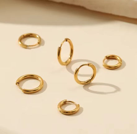 "Hydrangea" Classic Hoops