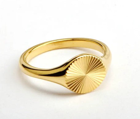 "Protea" Signet Ring