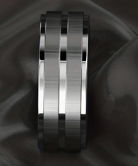 "Aletris" Double Banded Ring