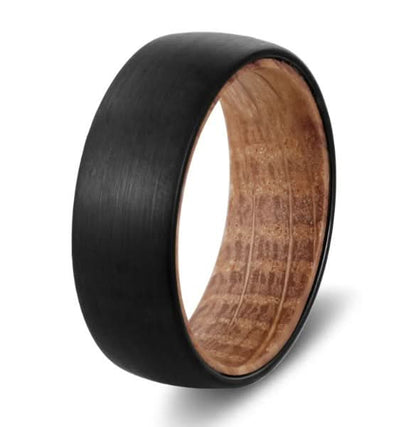 "Aster" Brushed Metal Ring