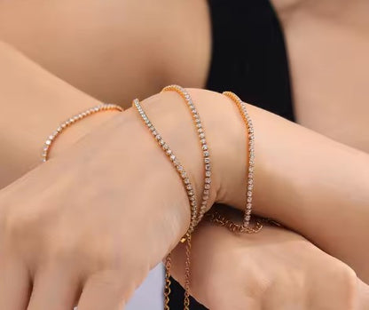 "Forget-Me-Not" Tennis Bracelet