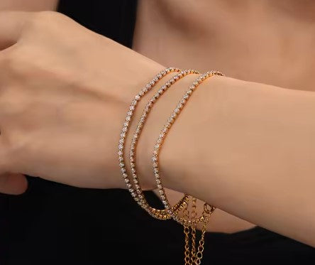 "Forget-Me-Not" Tennis Bracelet