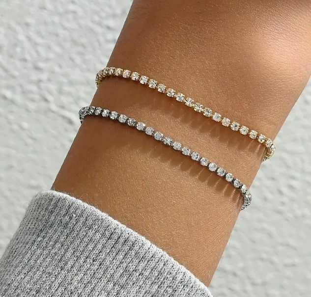 "Forget-Me-Not" Tennis Bracelet