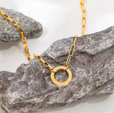 "Marigold" Circle Necklace