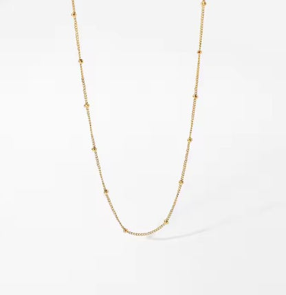 "Buttercup" Dainty Bead Necklace