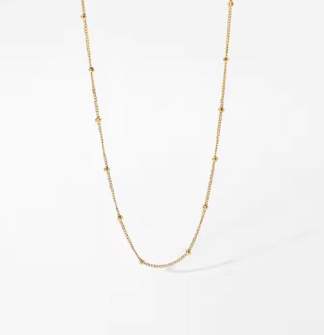 "Buttercup" Dainty Bead Necklace