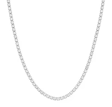 "Forget-Me-Not" Tennis Necklace