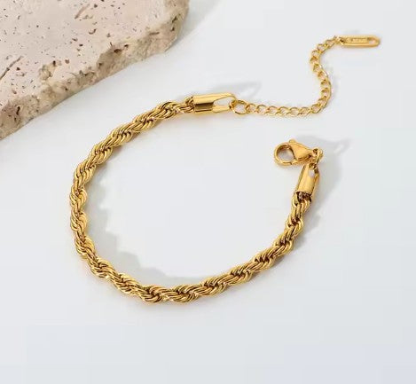 "Primrose" Twisted Bracelet
