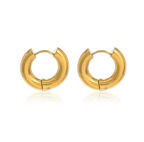 "Gladiolus" Huggie Earrings